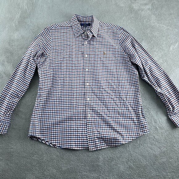 Ralph Lauren Classic Fit XL Multicolor Checkered Button-Down Shirt 5577 - Picture 1 of 7